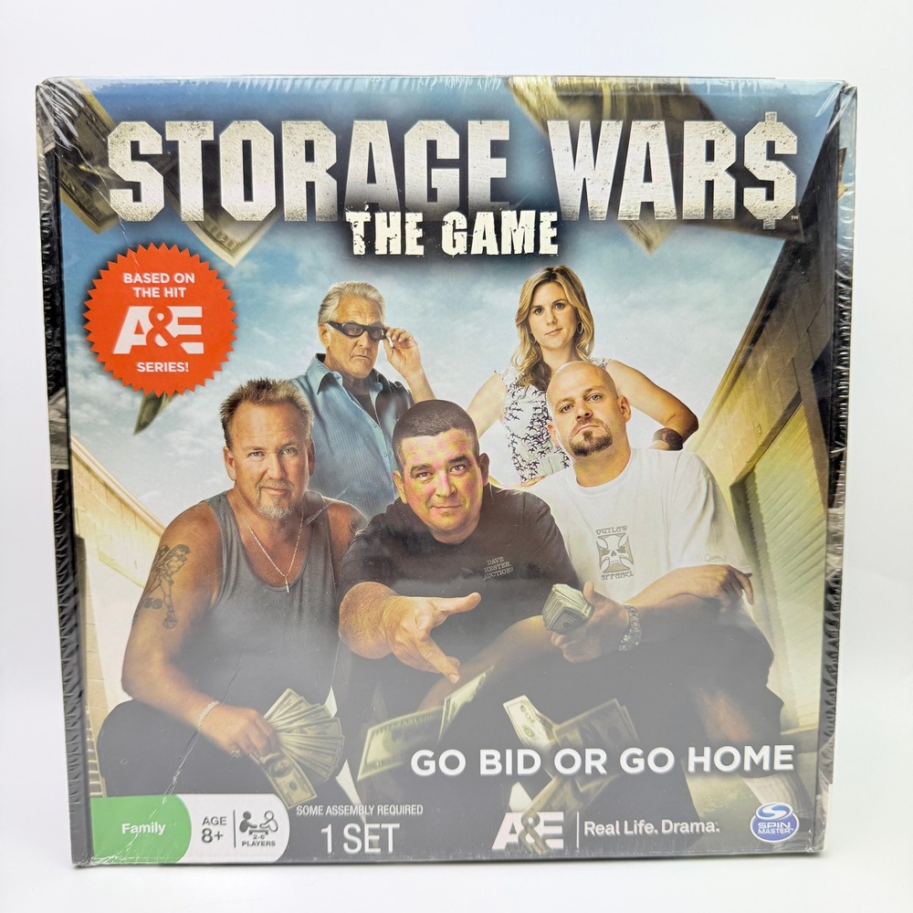 Spin Master Storage Wars The Game A&E Series 2012 New Auction Strategy Game